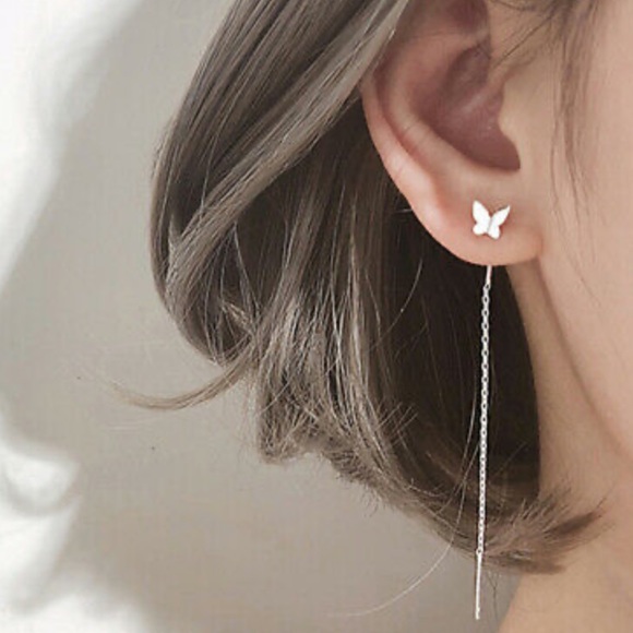 New 18k gold plated butterfly earrings - Picture 2 of 4